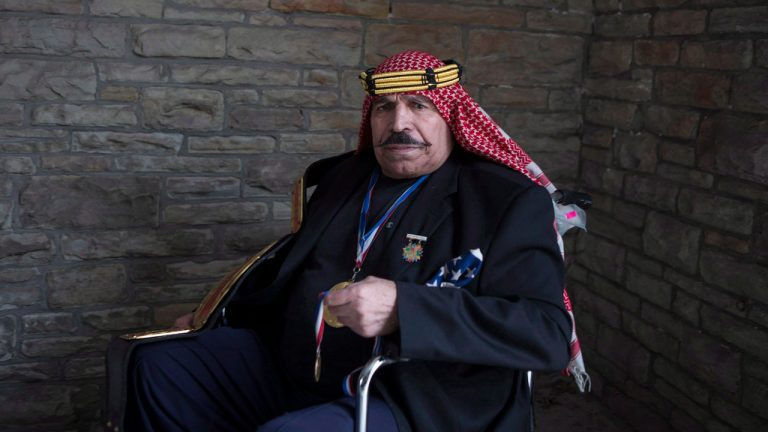 Former wrestler the Iron Sheik is pictured in Toronto as he promotes the new documentary, "The Sheik". (Chris Young/THE CANADIAN PRESS)