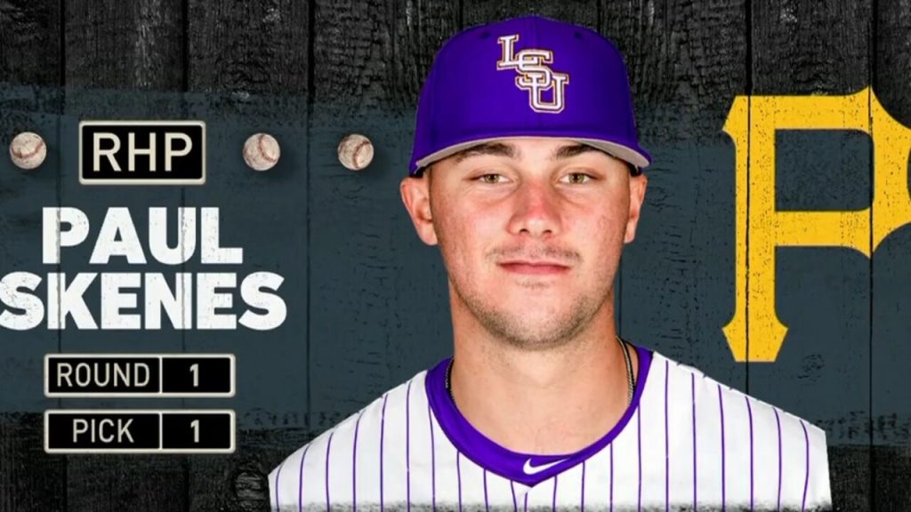 2023 MLB Draft: Pittsburgh Pirates select Paul Skenes with first overall  pick - CBS Pittsburgh