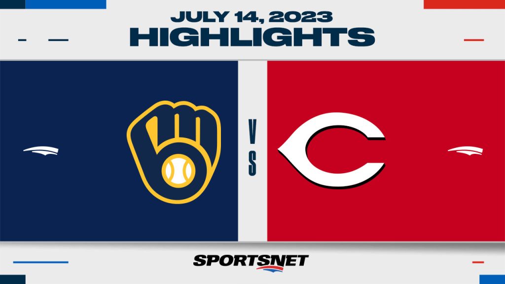 Cincinnati Reds vs Milwaukee Brewers Game Highlights July 14, 2023