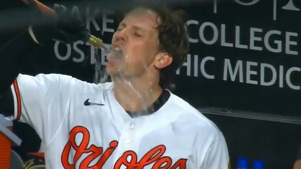 VIDEO: Baltimore Orioles Celebrate Home Runs With Beer Bong