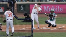 Adley Rutschman adds new wrinkle to Home Run Derby as switch hitter