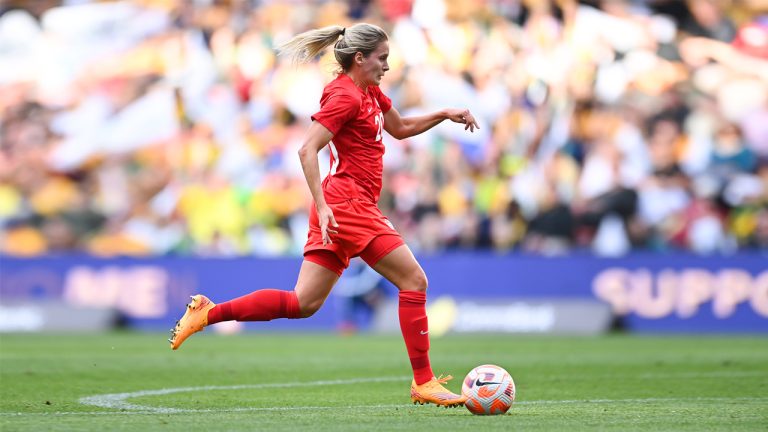 Canada will open the inaugural CONCACAF W Gold Cup against El Salvador on Feb. 22. (Mark Zaleski/AP). (Photo by Albert Perez/Getty Images)