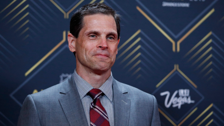 Boston Bruins General Manager Don Sweeney will lead Canada into next year's NHL 4 Nations Face-Off. (AP Photo/John Locher)