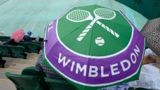 Wimbledon is finally dry as organizers try to catch up following three days of rain