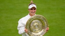 Vondrousova stuns Jabeur in straight sets to capture Wimbledon title