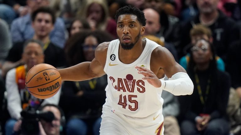 Cleveland Cavaliers guard Donovan Mitchell. (Rick Bowmer/AP)