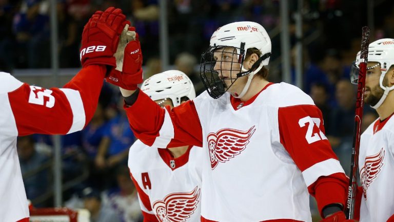 Detroit Red Wings right wing Matt Luff. (John Munson/AP)