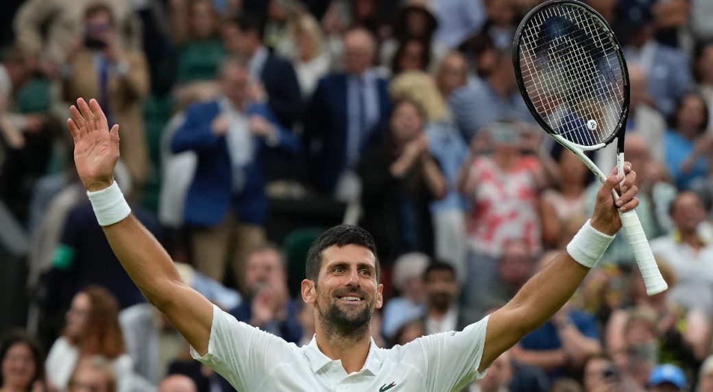 Djokovic defeats Sinner at Wimbledon to reach final, near an eighth title