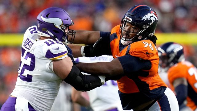 NFL suspends Broncos defensive end Eyioma Uwazurike indefinitely for  gambling on games – KGET 17