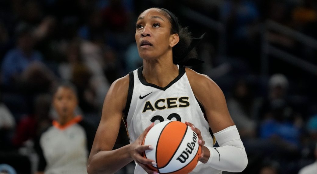 Aces star A'ja Wilson ties WNBA singlegame scoring record with 53 points