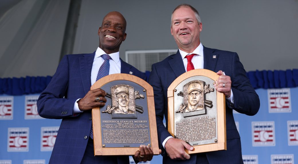 Scott Rolen credits his parents, Fred McGriff thanks fellow players at ...