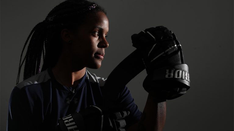 Grant-Mentis led the PHF in scoring and earned MVP honours in her rookie season. She was also, for a time, the league's highest-paid player. (Photo by Steve Russell/Toronto Star via Getty Images)