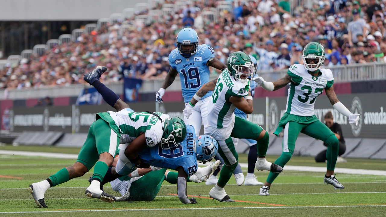 CFL Game Highlights - Toronto Argonauts vs. Saskatchewan Roughriders - July  29, 2023 - Toronto Argonauts