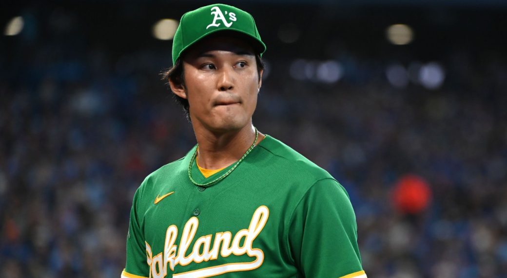 A's trade right-hander Shintaro Fujinami to Orioles for minor