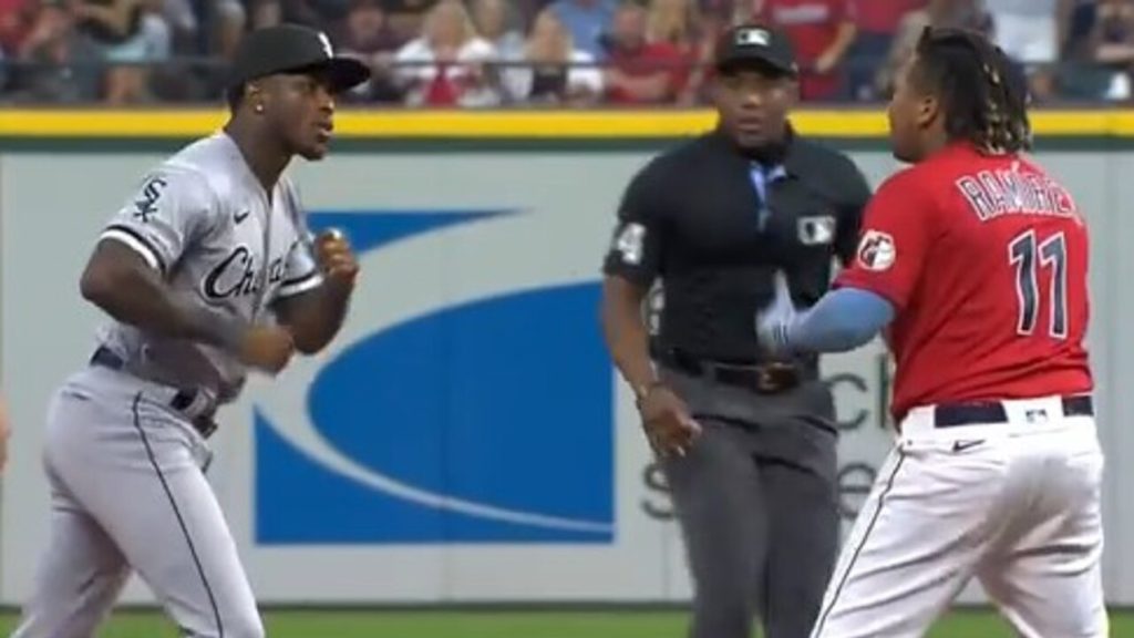 Video: See Jose Ramirez's wild play on bases