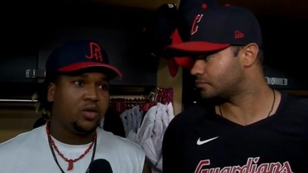 Why Jose Ramirez wears a chain with a photo of himself during Guardians  games