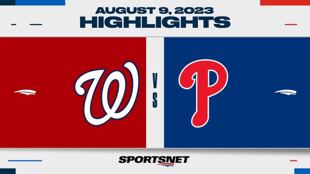 Phillies vs Washington Nationals GAME HIGHLIGHTS, August 09, 2023