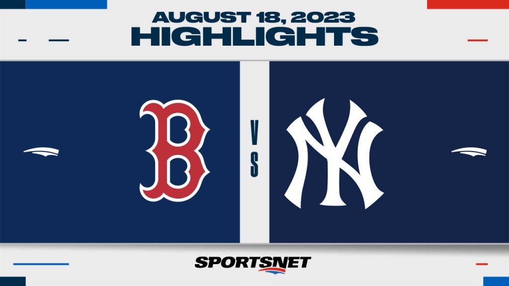 Red Sox vs. Yankees Highlights, 08/18/2023