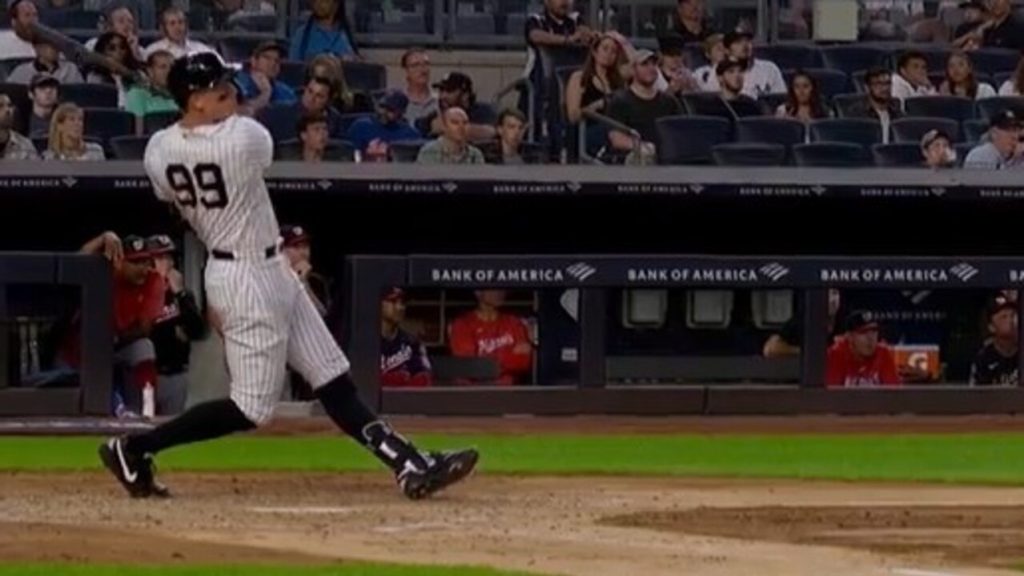 Aaron Judge's homer heroics would impress more yankees mlb jersey