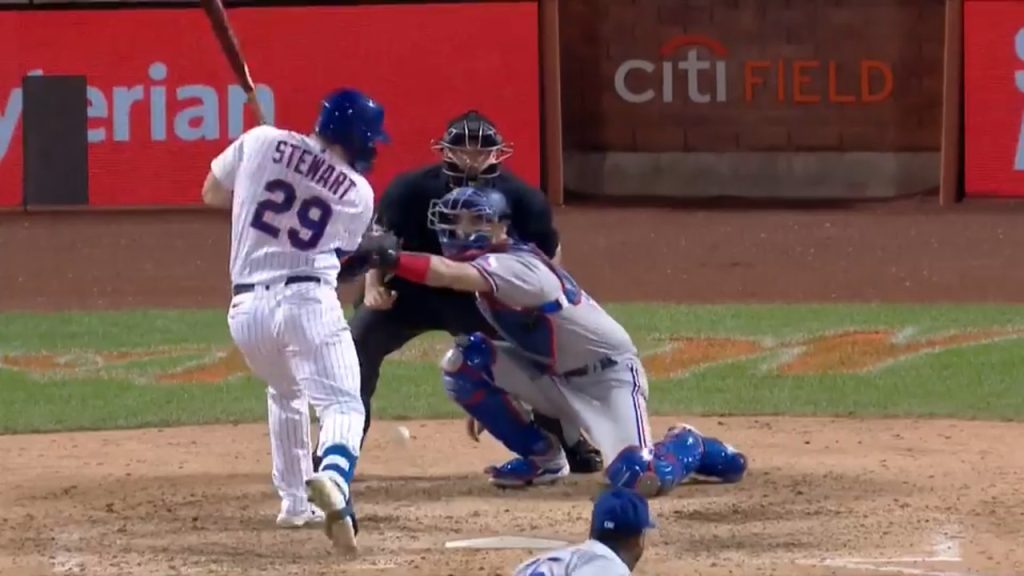 Mets walk off with hit-by-pitch in home opener