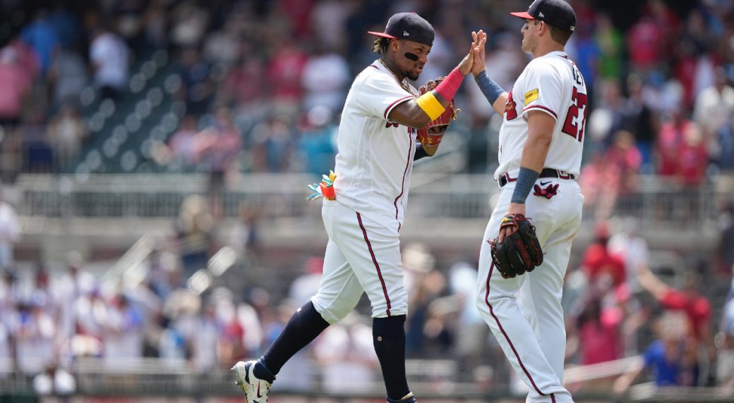 Acuna Jr., Riley and Olson homer for Braves, who hammer Angels to take