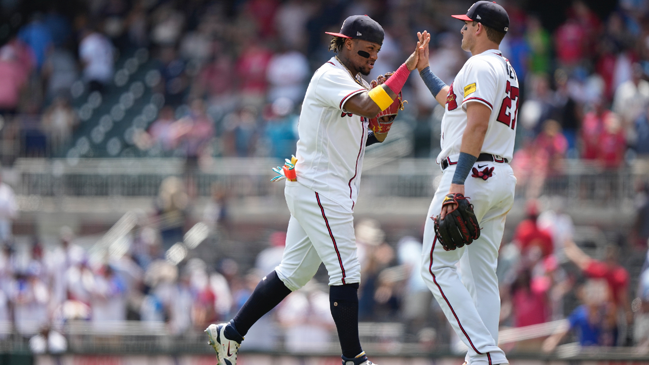 Acuña, Riley and Olson homer for Braves, who hammer Angels 12-5 to take  series – KXAN Austin