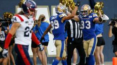 Blue Bombers extend win streak to five games with thumping of Alouettes