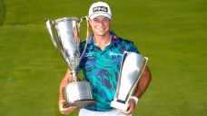 Hovland sets Olympia Fields record with 61 to win BMW Championship