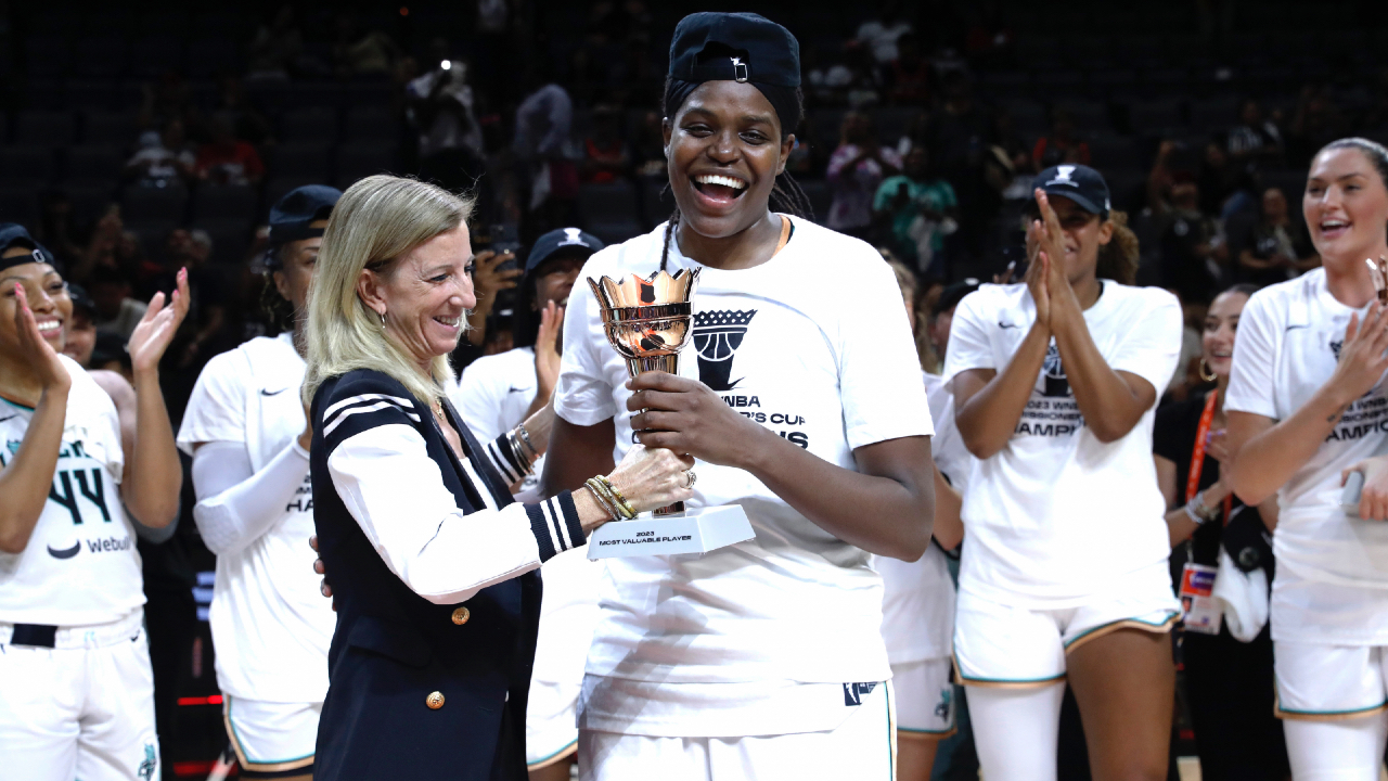 Liberty beat the Aces 82-63 in the WNBA Commissioner's Cup