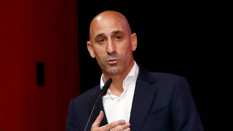 The investigation into corruption inside the Spanish soccer federation under former president Luis Rubiales has been expanded to include his successor, Pedro Rocha, a Madrid-based court said Friday. (Real Federación Española de Fútbol/Europa Press via AP)