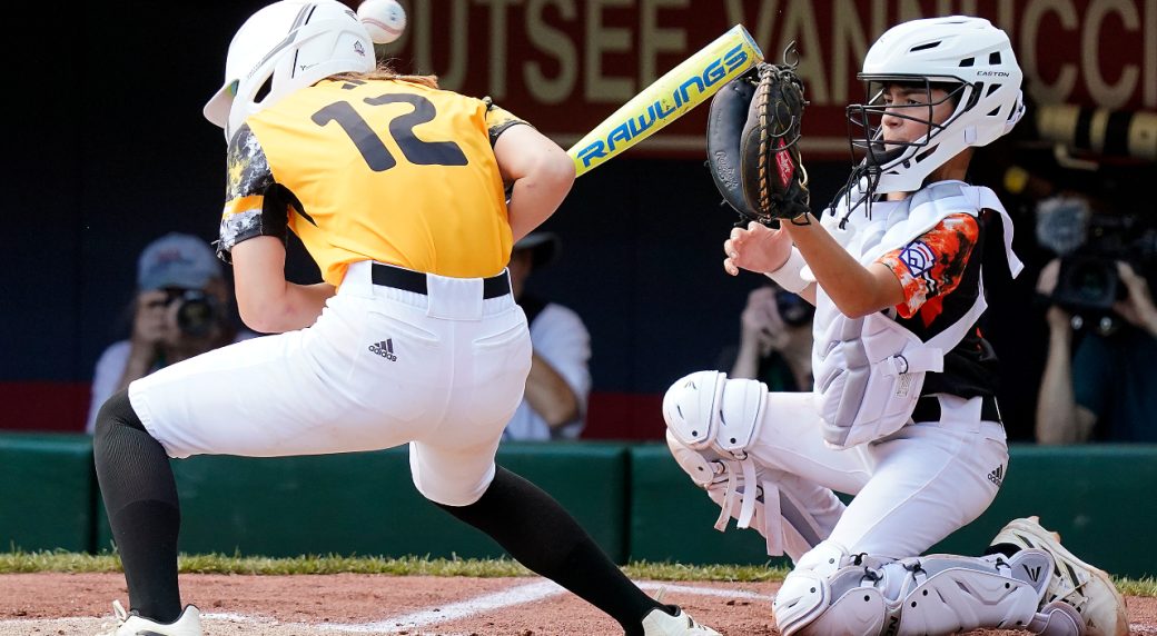 Stella Weaver, only girl playing at Little League World Series, gets a