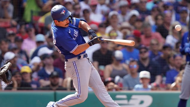 Schneider, Chapman lead the Blue Jays past Red Sox 13-1