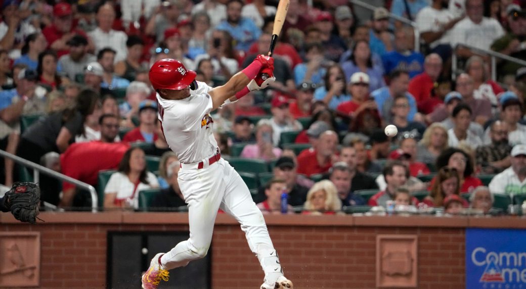 Cardinals Rookie Masyn Winn Gets First MLB Hit in Debut; Mets' Alonso ...