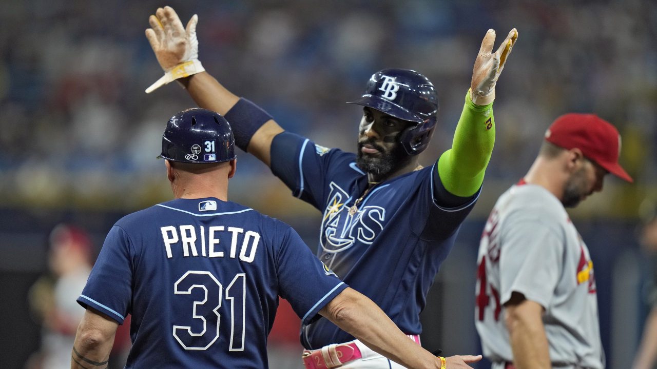 Randy Arozarena homers, steals home as Tampa Bay Rays blank Boston Red Sox  in ALDS Game 1 