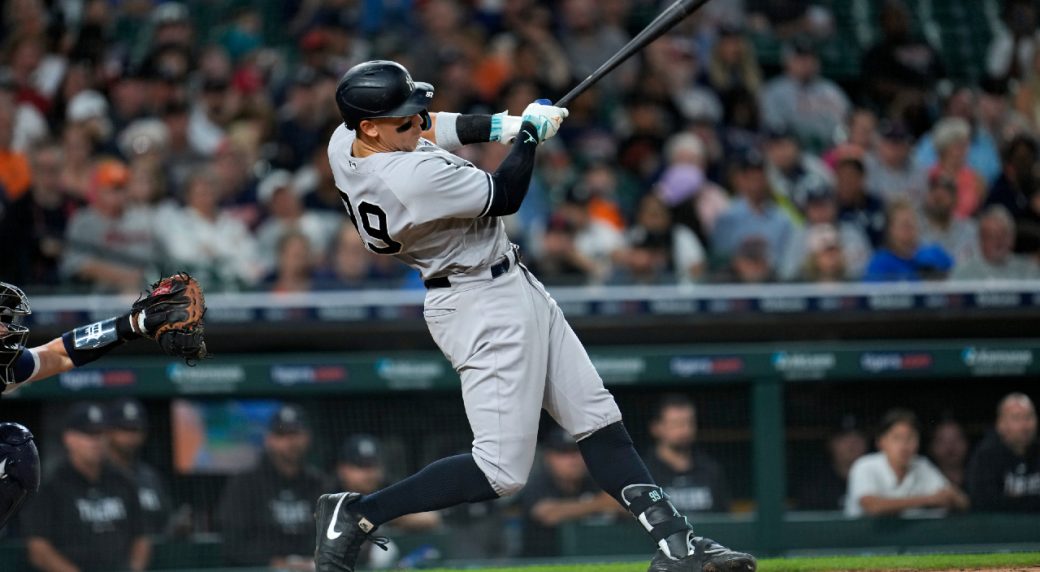 Judge ends 0-for-17 slide with 249th homer, helps Yankees beat Tigers 4-1 