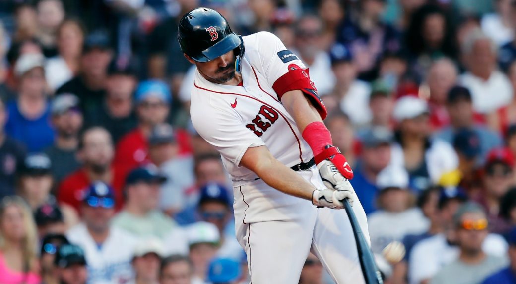 Adam Duvall’s three-run HR helps lift Red Sox past Dodgers and Mookie Betts