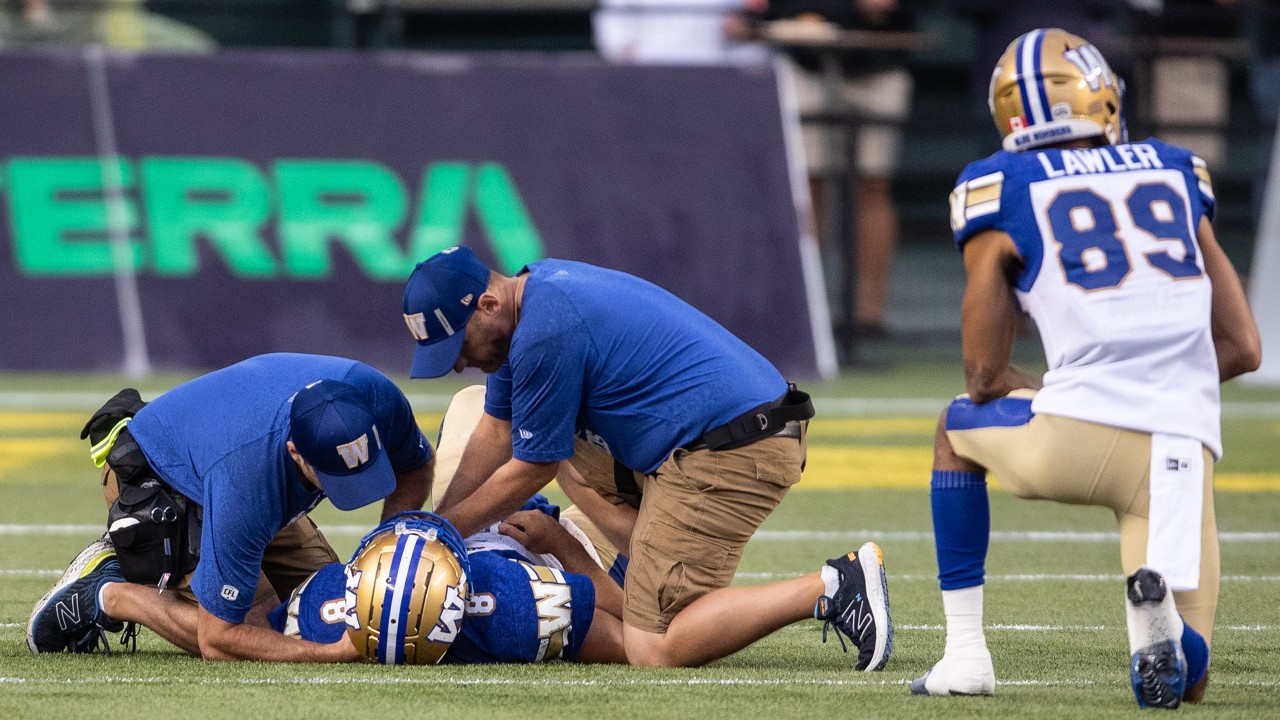 Injured Alouettes QB Fajardo listed as third-stringer, Evans to start vs.  Redblacks