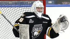 Goalie Rhyah Stewart, 16, stops all 24 shots she faces in QMJHL game