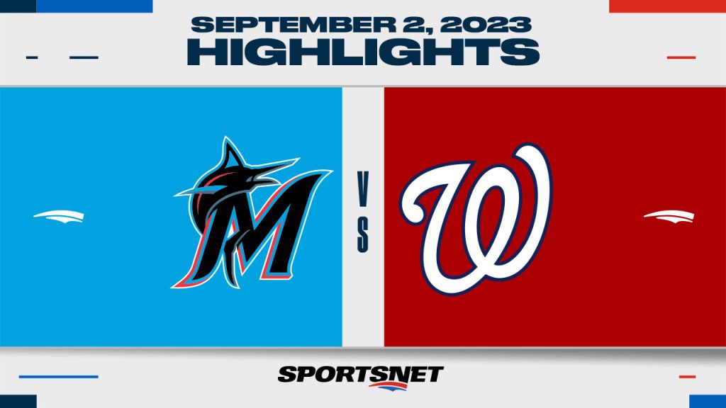 Marlins at Nationals - September 2, 2023: Title Slate