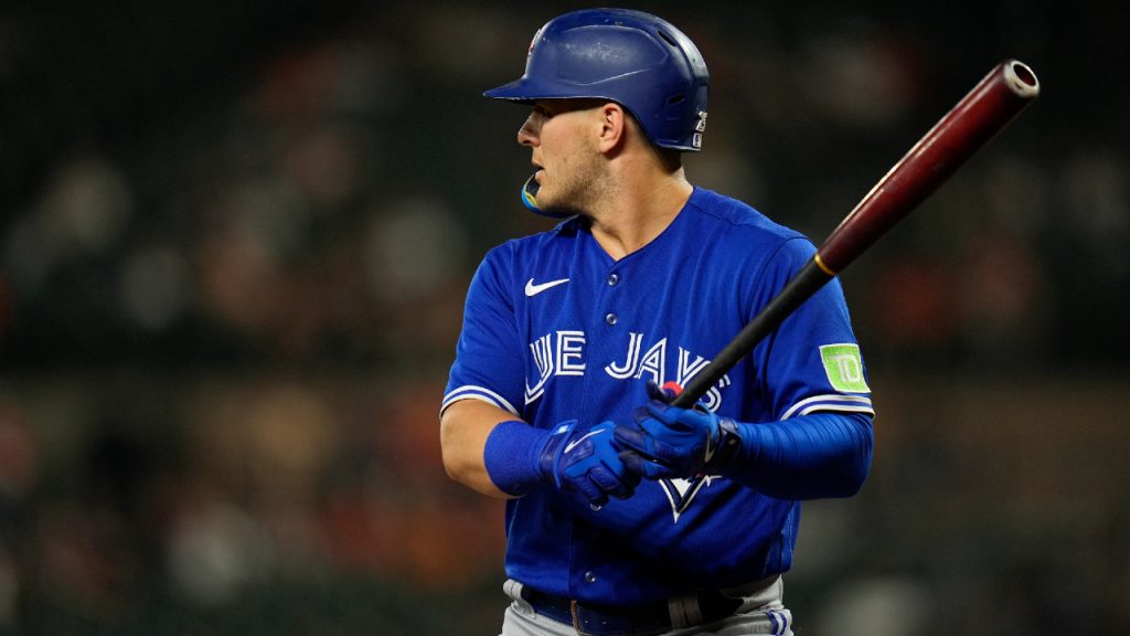 Varsho drills clutch double in extras, plates pair to push Blue Jays ahead