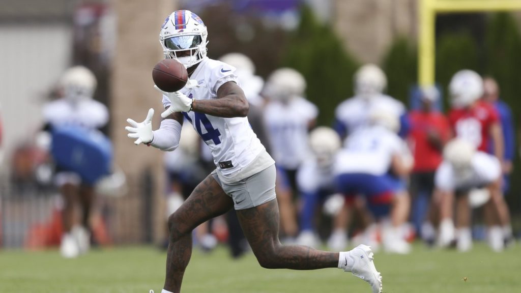 VIDEO: Stefon Diggs Knocks Shoes Off Chiefs Fan on Field in Bills Game