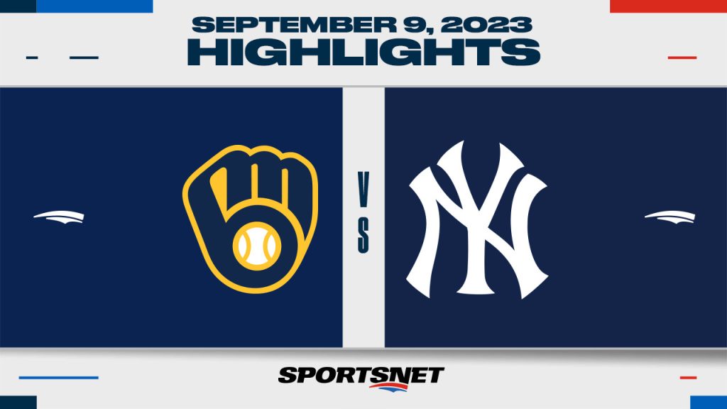 Taylor hits go-ahead homer as Brewers rout Yankees 9-2