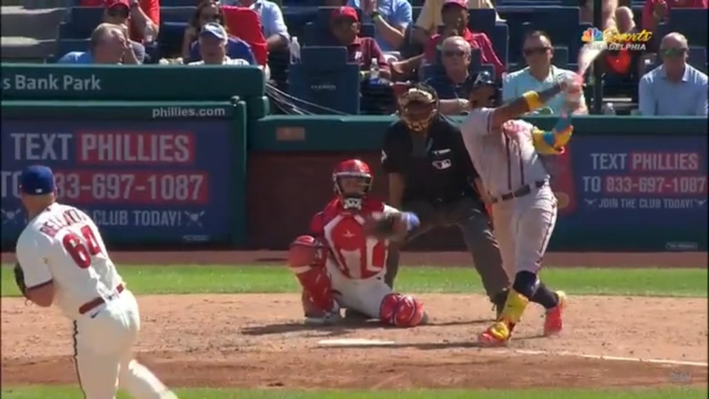 VIDEO: Braves star Ronald Acuna Jr. channels inner LeBron James during  massive home run