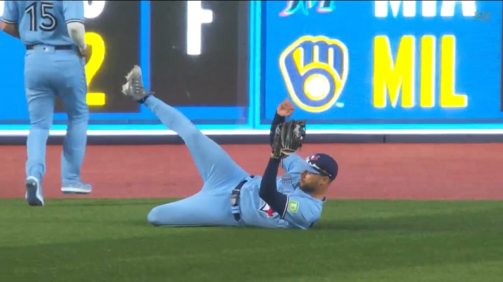 Kevin Kiermaier's sliding catch, 09/14/2023