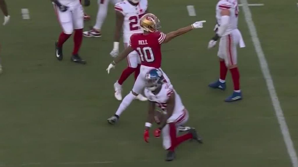 Watch: 49ers rookie WR Ronnie Bell catches first TD