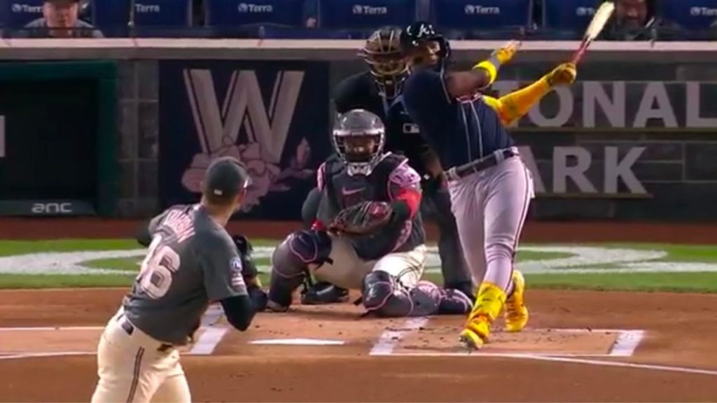 VIDEO: Braves star Ronald Acuna Jr. channels inner LeBron James during  massive home run