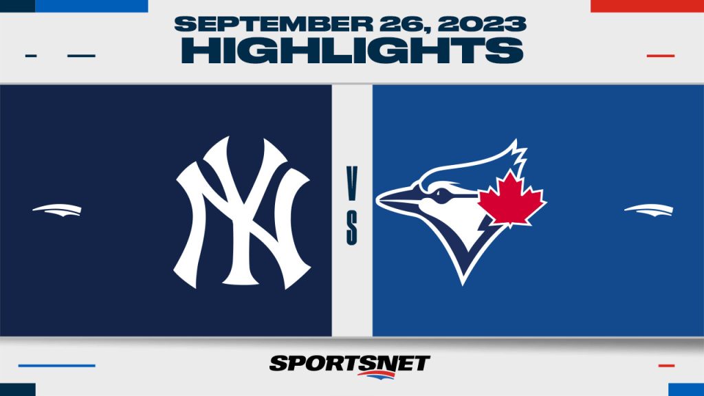 Toronto Blue Jays vs. New York Yankees Highlights