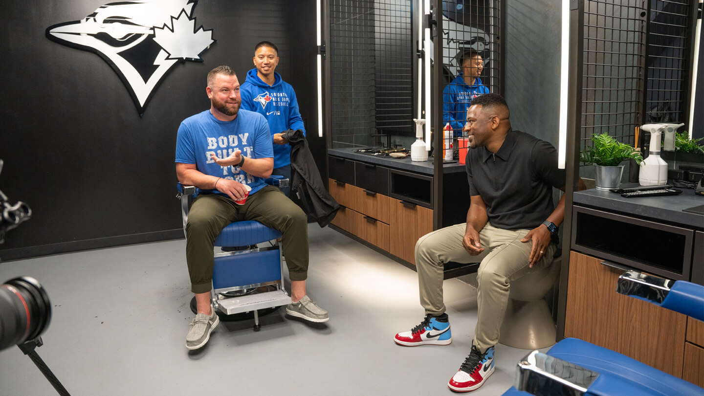 A day inside the Blue Jays' team barbershop