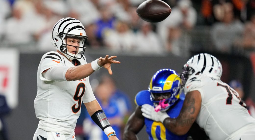 Joe Burrow shakes off calf injury, throws for a season-high 259 yards as  Bengals beat the Rams 19-16