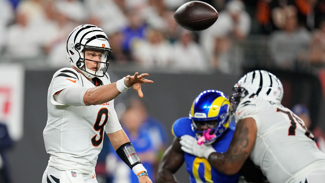 Burrow shakes off calf injury, throws for a season-high 259 yards as Bengals  beat the Rams 19-16